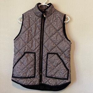 JCrew herringbone vest